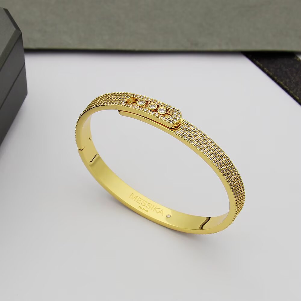 [Peak]MOVE NOA FULL-PAVÉ DIAMOND BANGLE BRACELET