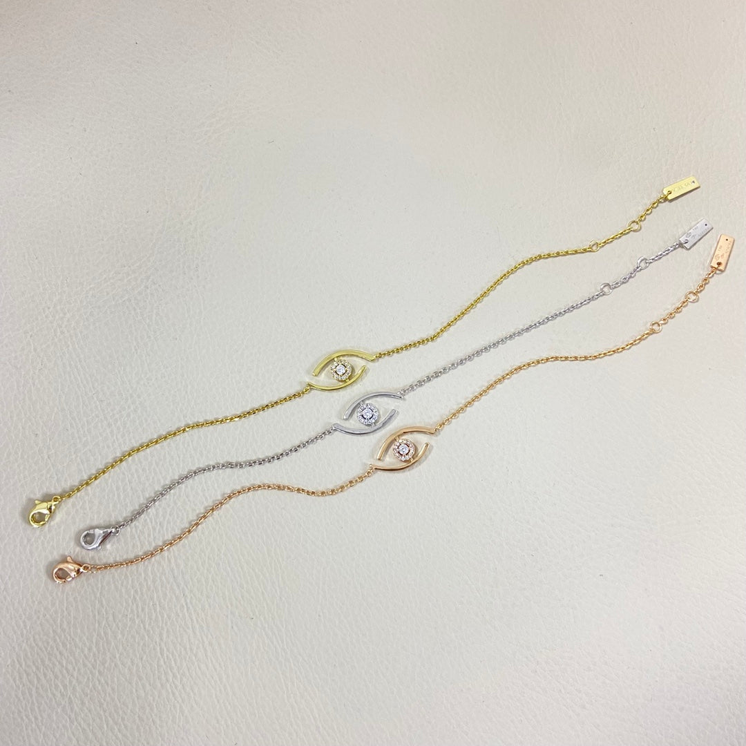 [Peak]LUCKY EYE PAVÉ-SET DIAMOND BRACELET
