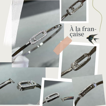 [Peak]MOVE UNO PAVÉ FLEX BANGLE (MEDIUM)