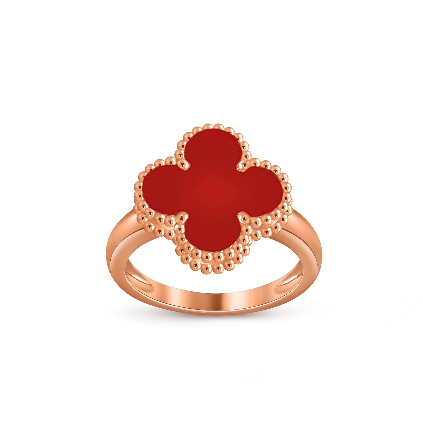 [Peak]LUCKY CLOVER VINTAGE ROSE GOLD RING COLLECTION