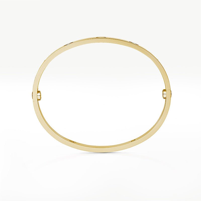 [Peak]CLASSIC 6.1MM LOVE BANGLE - 4-DIAMOND