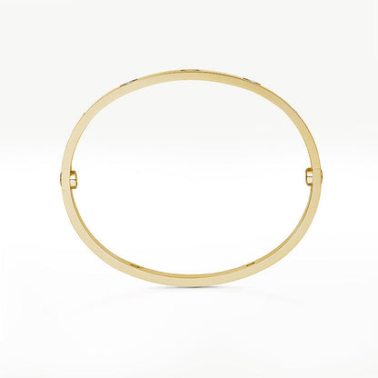 [Peak]CLASSIC 6.1MM LOVE BANGLE - 4-DIAMOND