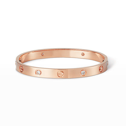 [Peak]CLASSIC 6.1MM LOVE BANGLE - 4-DIAMOND