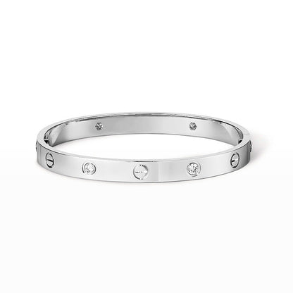 [Peak]CLASSIC 6.1MM LOVE BANGLE - 4-DIAMOND