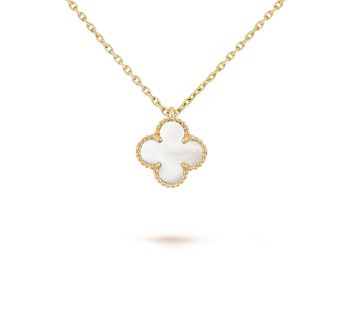 [Peak]9.5MM MINI CLOVER PENDANT NECKLACE COLLECTION