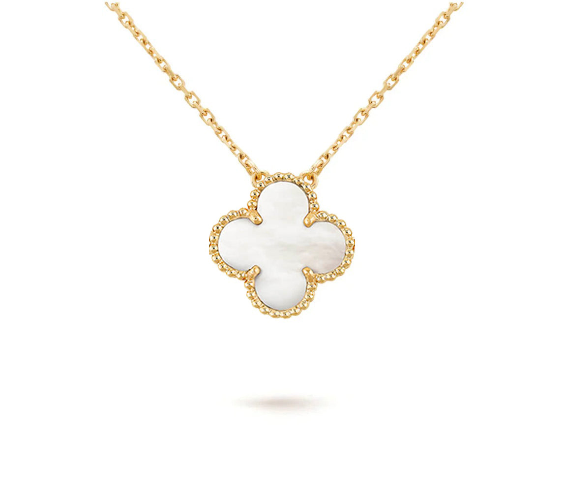 [Peak]15MM CLOVER FLOWER PENDANT NECKLACE COLLECTION