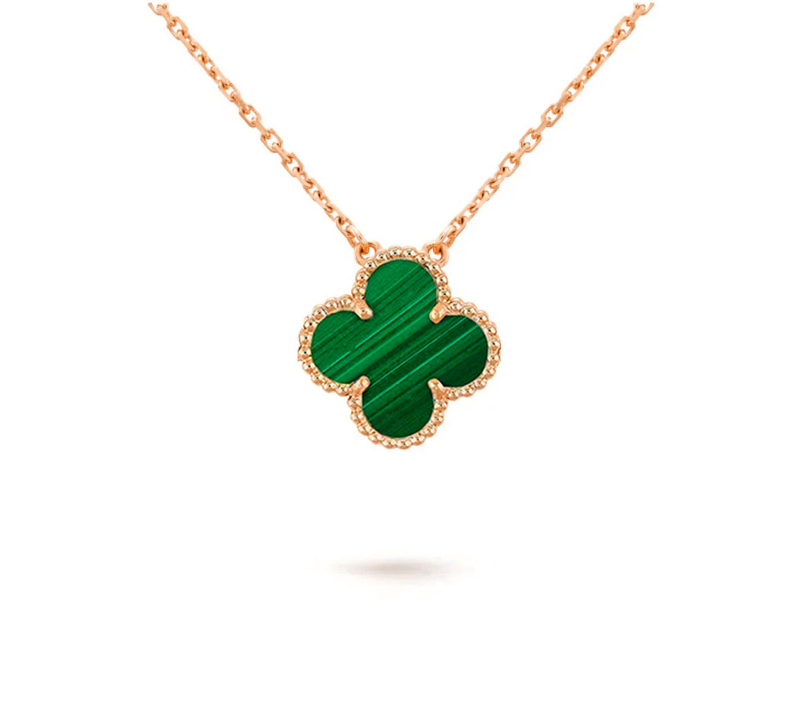 [Peak]15MM CLOVER FLOWER PENDANT NECKLACE COLLECTION