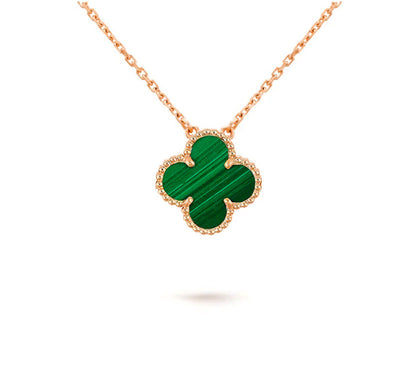 [Peak]15MM CLOVER FLOWER PENDANT NECKLACE COLLECTION