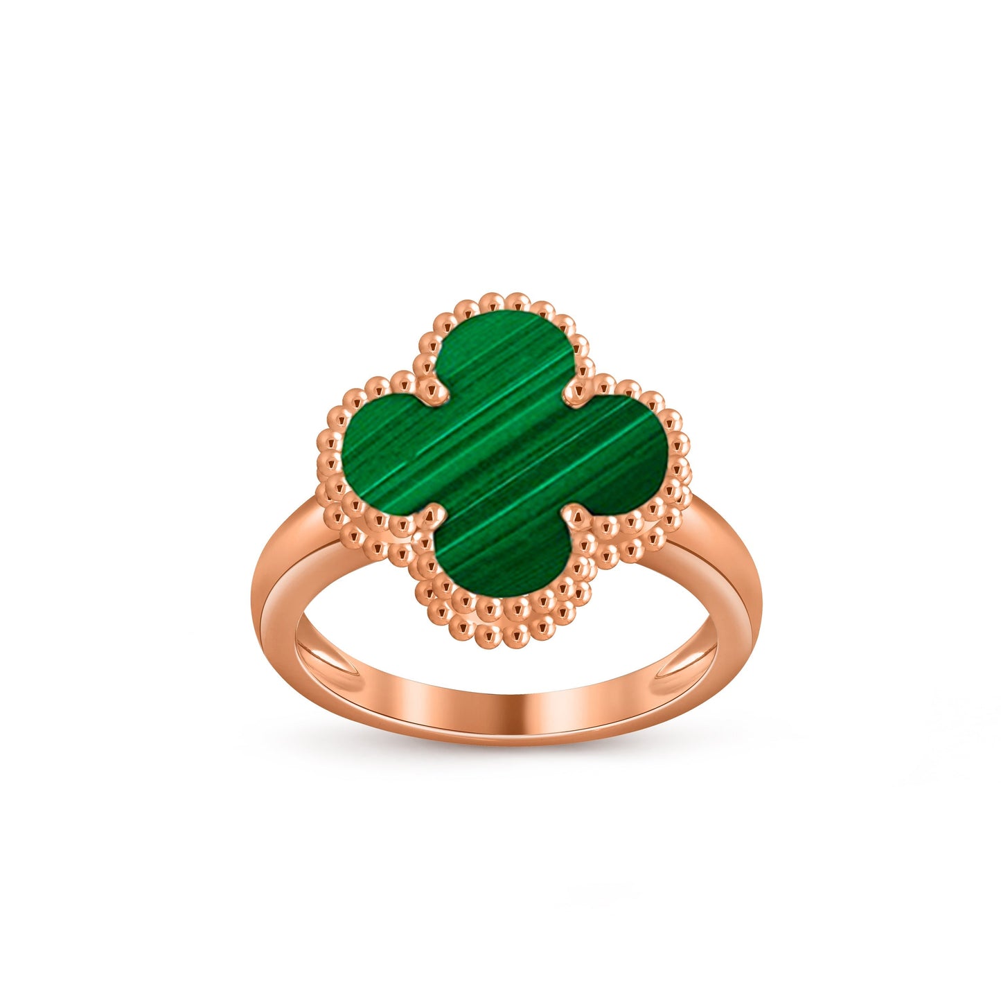[Peak]LUCKY CLOVER VINTAGE ROSE GOLD RING COLLECTION