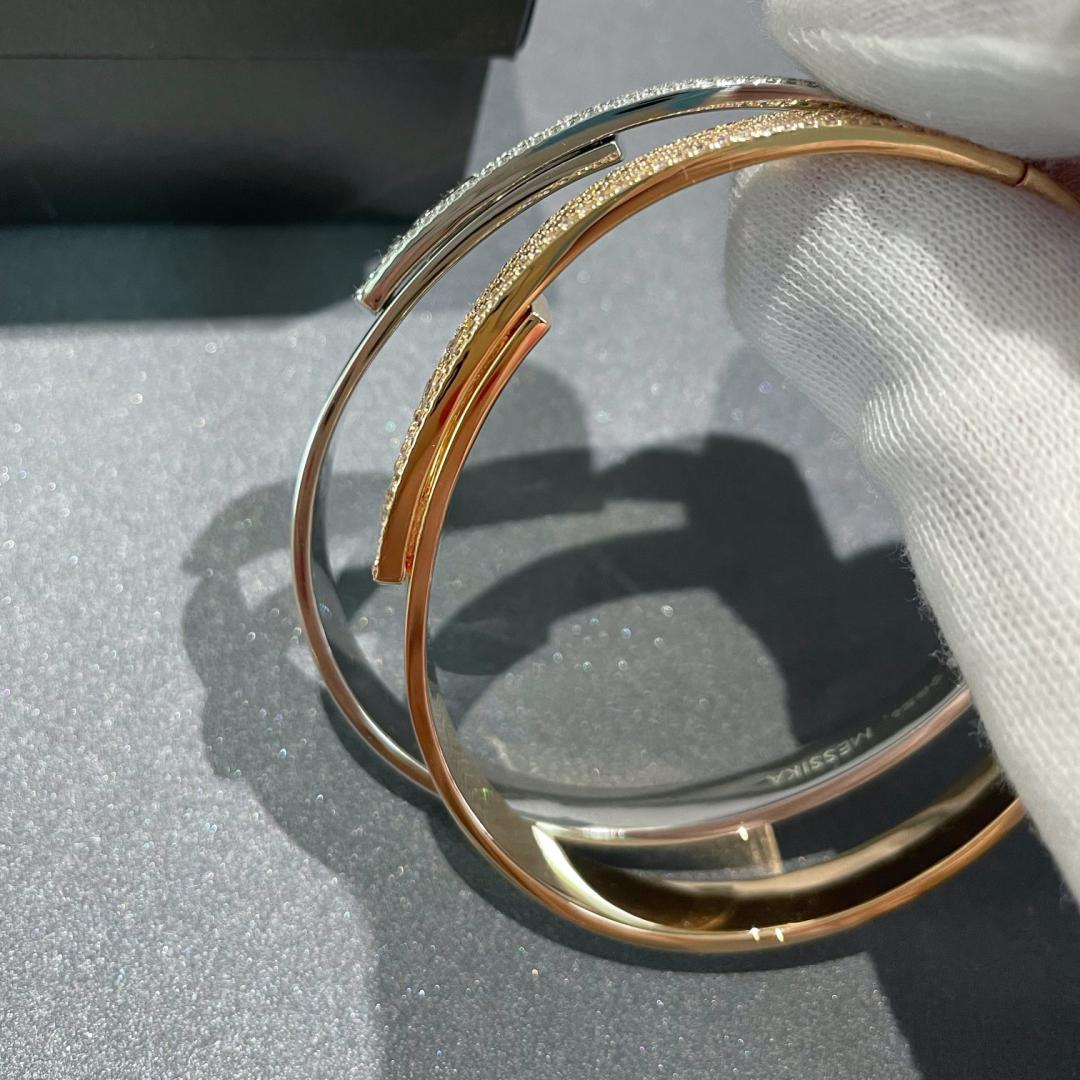 [Peak]MOVE NOA PAVÉ DIAMOND BANGLE BRACELET