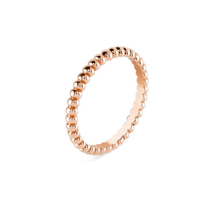 [Peak]SIGNATURE PERLÉE BEADED BAND RING