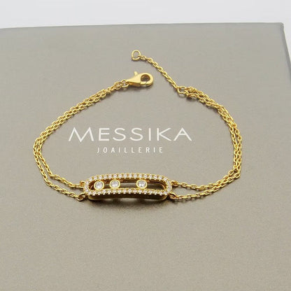 [Peak]MOVE CLASSIQUE PAVÉ DIAMOND BRACELET