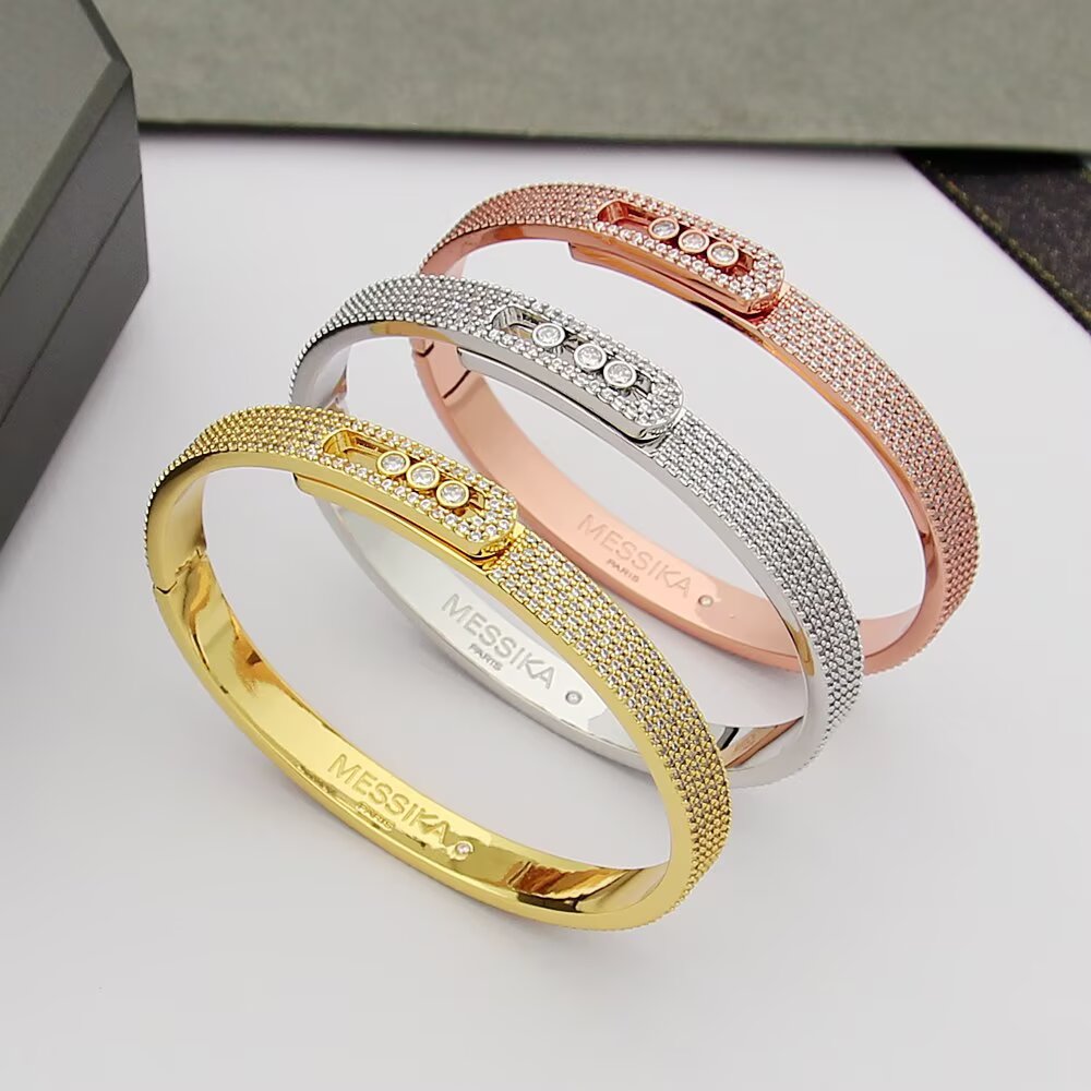 [Peak]MOVE NOA FULL-PAVÉ DIAMOND BANGLE BRACELET