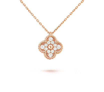 [Peak]9.5MM MINI CLOVER PENDANT NECKLACE COLLECTION