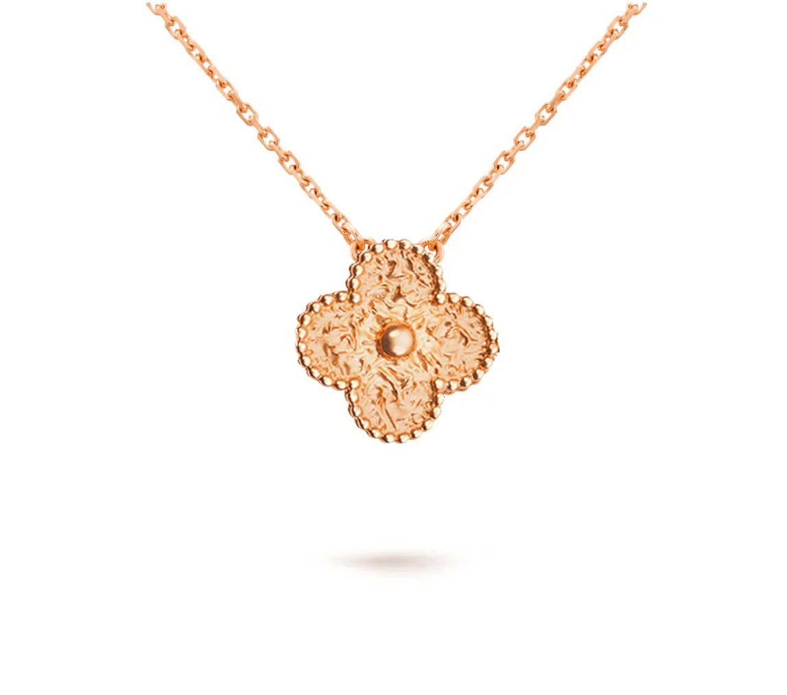 [Peak]15MM CLOVER FLOWER PENDANT NECKLACE COLLECTION