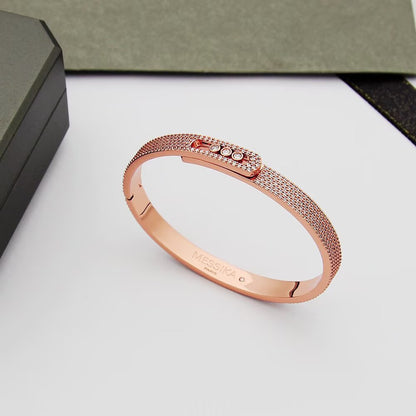 [Peak]MOVE NOA FULL-PAVÉ DIAMOND BANGLE BRACELET