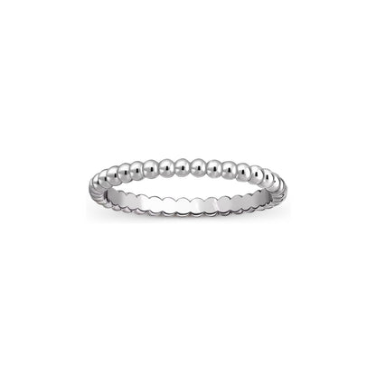 [Peak]SIGNATURE PERLÉE BEADED BAND RING