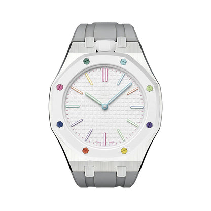 [Peak]OAK POP GRAY STEEL SILICONE STRAP
