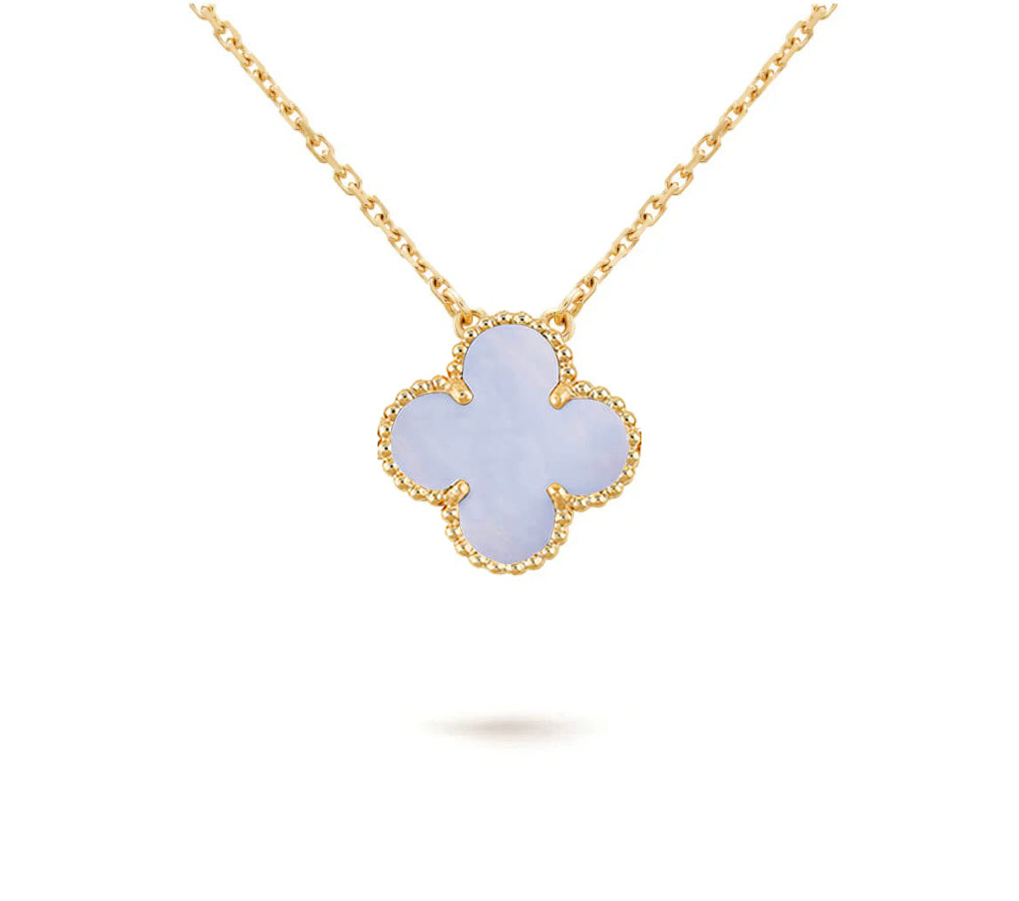 [Peak]15MM CLOVER FLOWER PENDANT NECKLACE COLLECTION