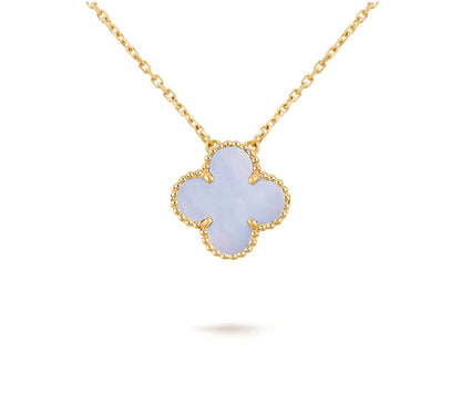 [Peak]15MM CLOVER FLOWER PENDANT NECKLACE COLLECTION