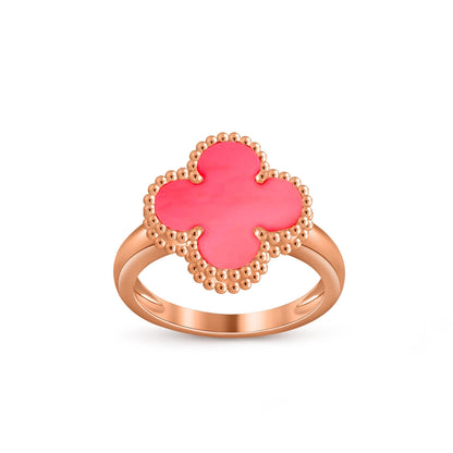 [Peak]LUCKY CLOVER VINTAGE ROSE GOLD RING COLLECTION