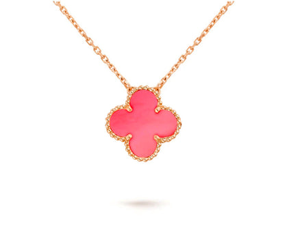 [Peak]15MM CLOVER FLOWER PENDANT NECKLACE COLLECTION