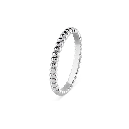 [Peak]SIGNATURE PERLÉE BEADED BAND RING