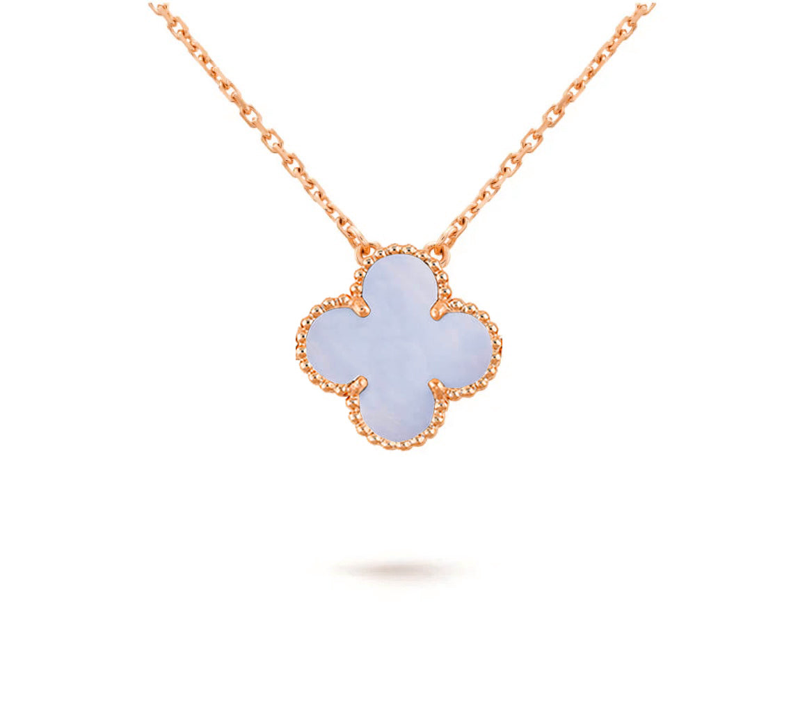 [Peak]15MM CLOVER FLOWER PENDANT NECKLACE COLLECTION
