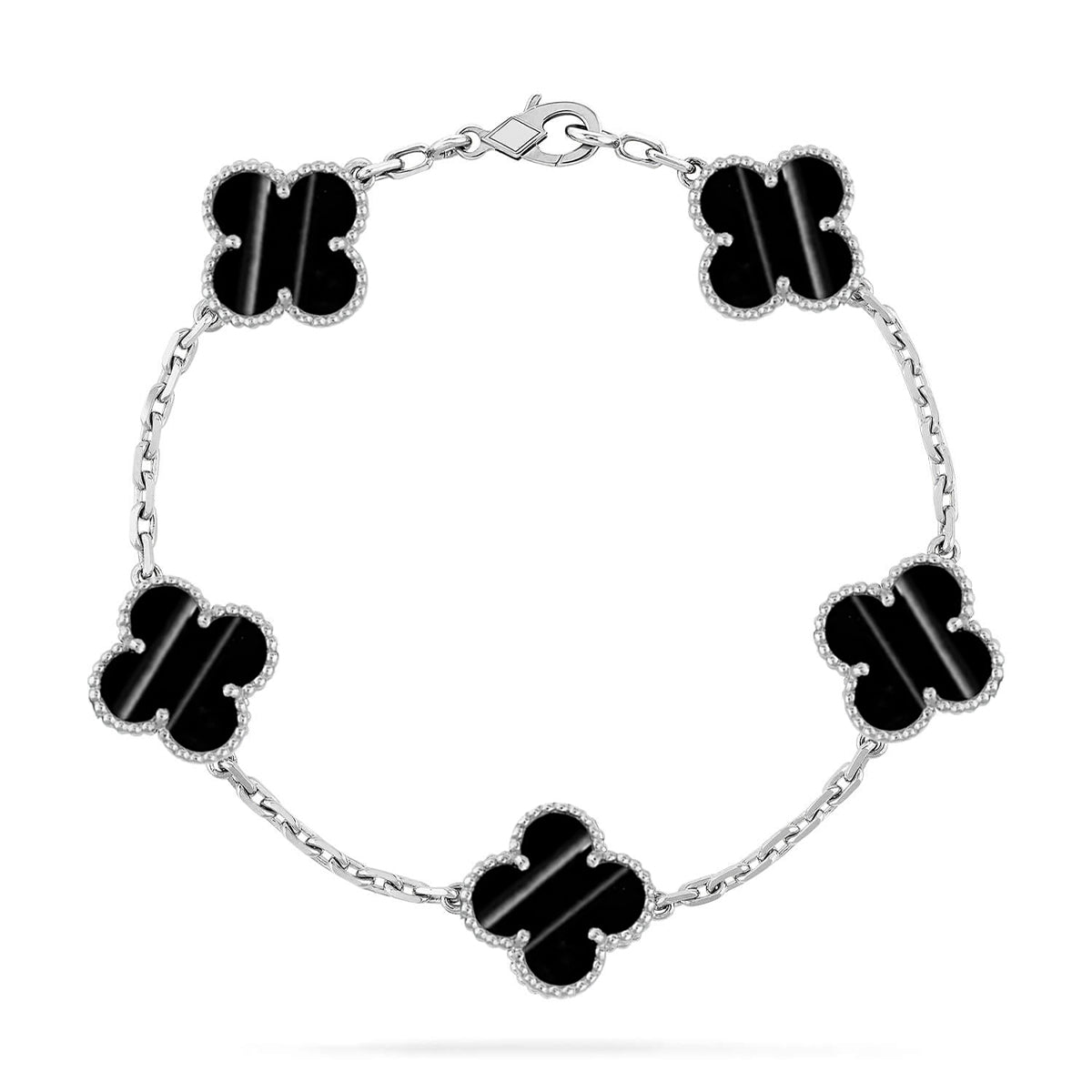 [Peak]LUCKY CLOVER 5-MOTIF BRACELET - PULSE STONE COLLECTION