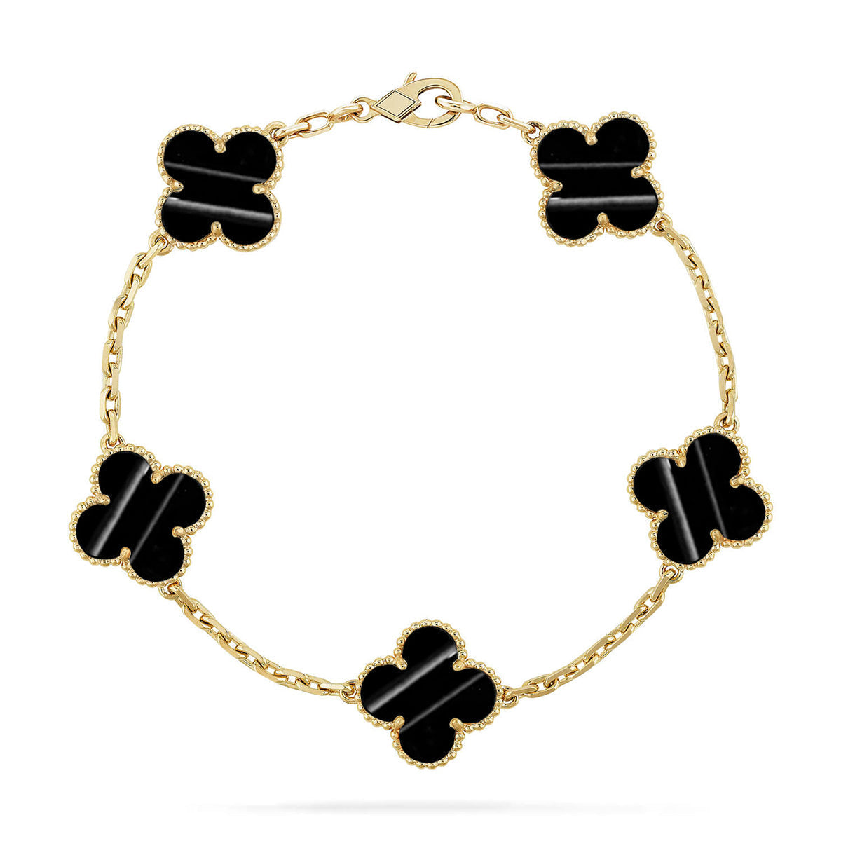 [Peak]LUCKY CLOVER 5-MOTIF BRACELET - PULSE STONE COLLECTION