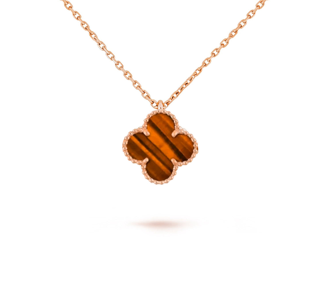 [Peak]9.5MM MINI CLOVER PENDANT NECKLACE COLLECTION