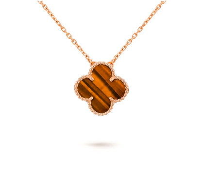 [Peak]15MM CLOVER FLOWER PENDANT NECKLACE COLLECTION