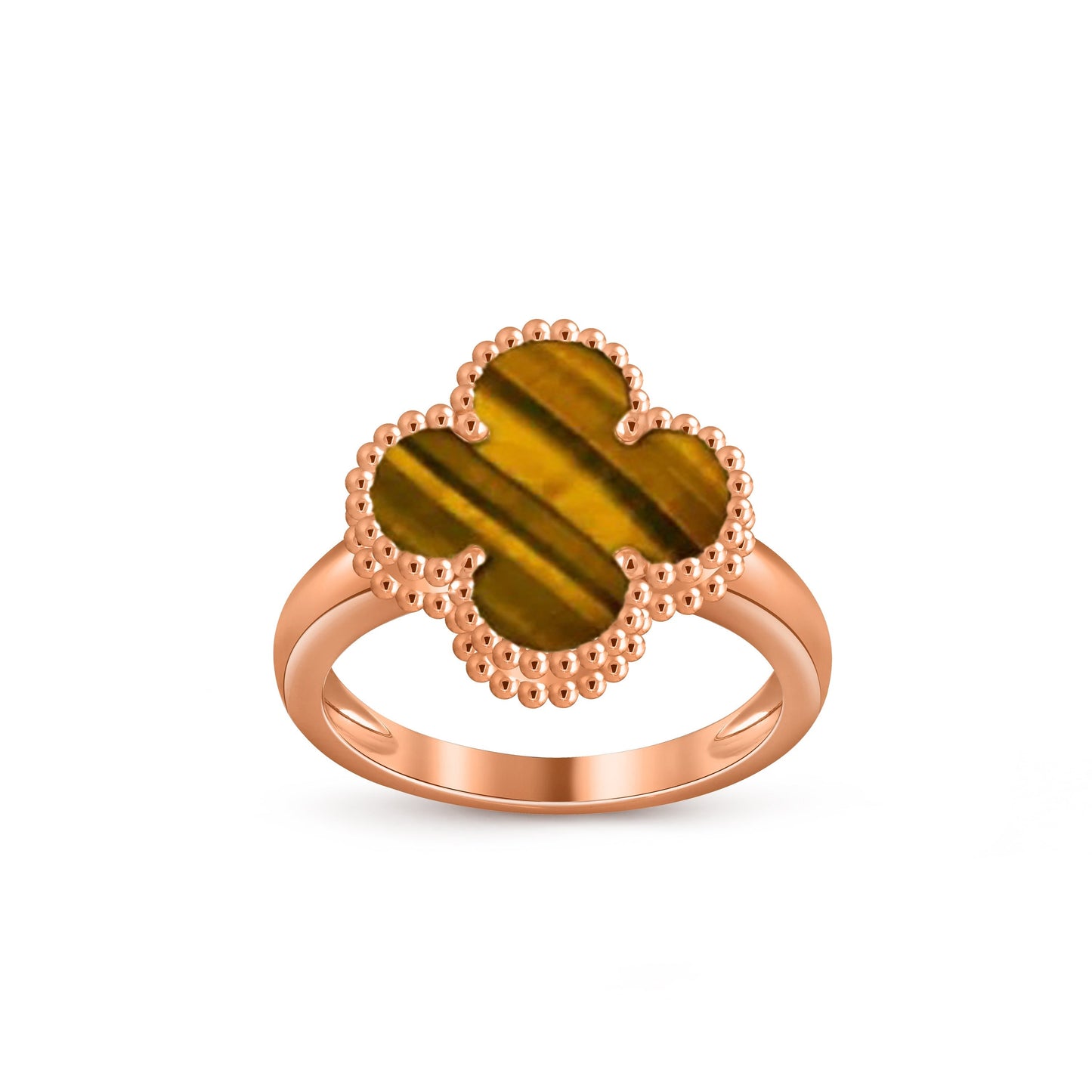 [Peak]LUCKY CLOVER VINTAGE ROSE GOLD RING COLLECTION