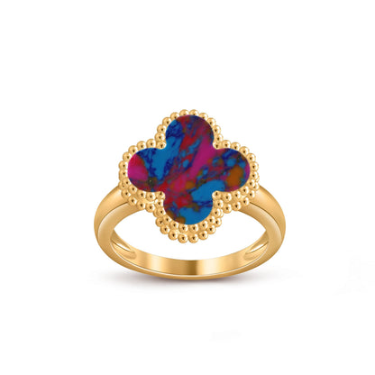 [Peak]LUCKY CLOVER VINTAGE GOLD RING COLLECTION