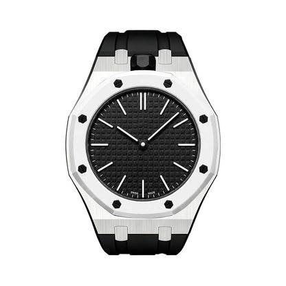 [Peak]OAK POP BLACK STEEL SILICONE STRAP