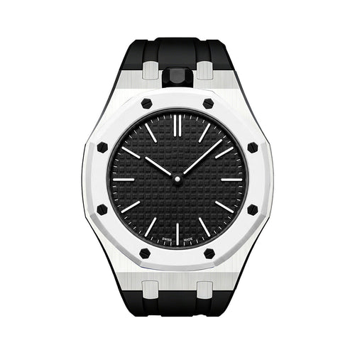 [Peak]OAK POP BLACK STEEL SILICONE STRAP