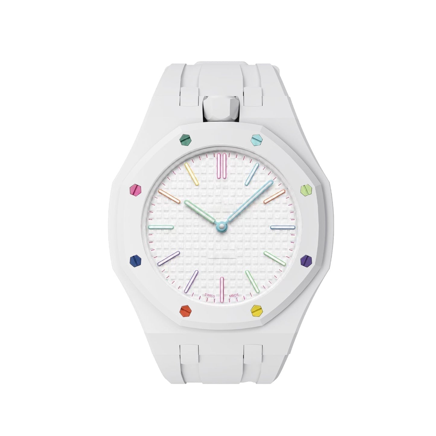 [Peak]OAK POP EXCLUSIVE  WHITE SILICONE STRAP