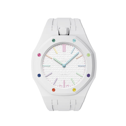 [Peak]OAK POP EXCLUSIVE  WHITE SILICONE STRAP