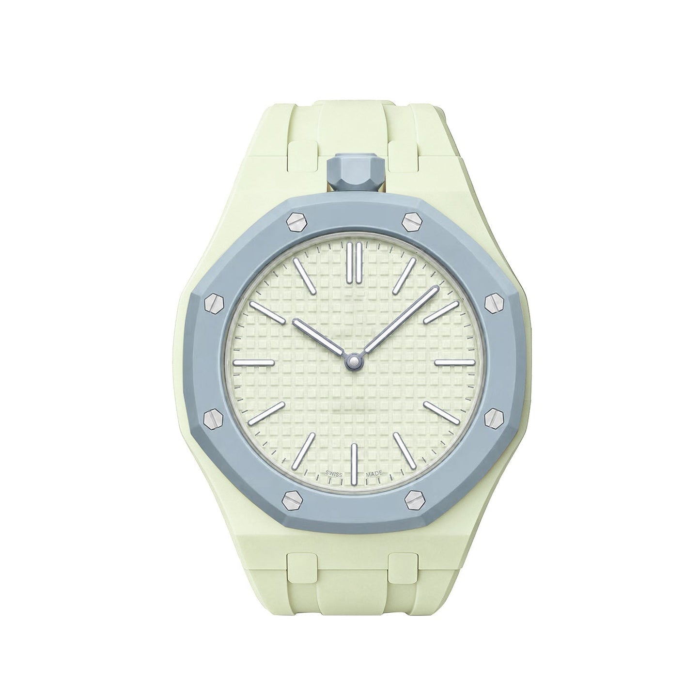 [Peak]OAK POP EXCLUSIVE CREAMY YELLOW SILICONE STRAP