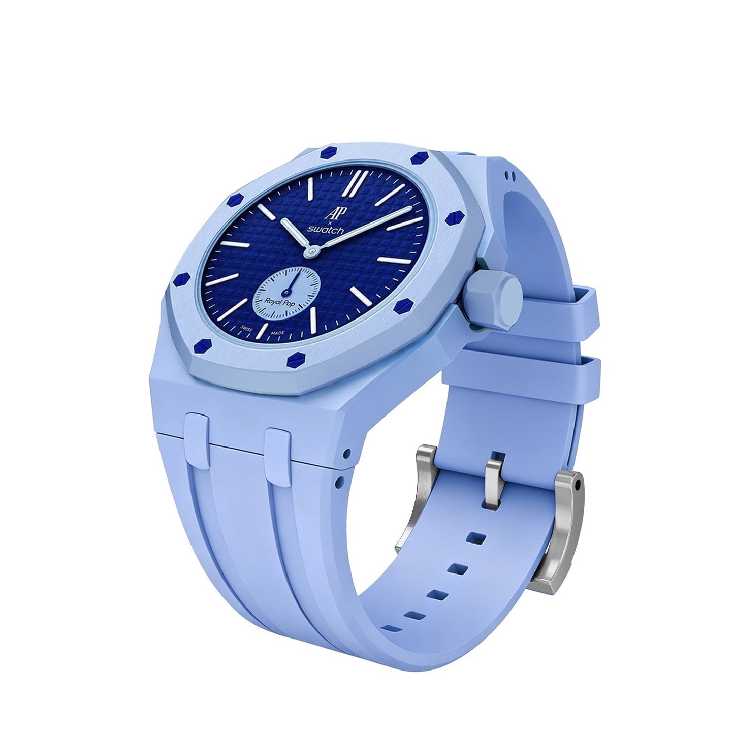 [Peak]OAK POP EXCLUSIVE LIGHT BLUE SILICONE STRAP