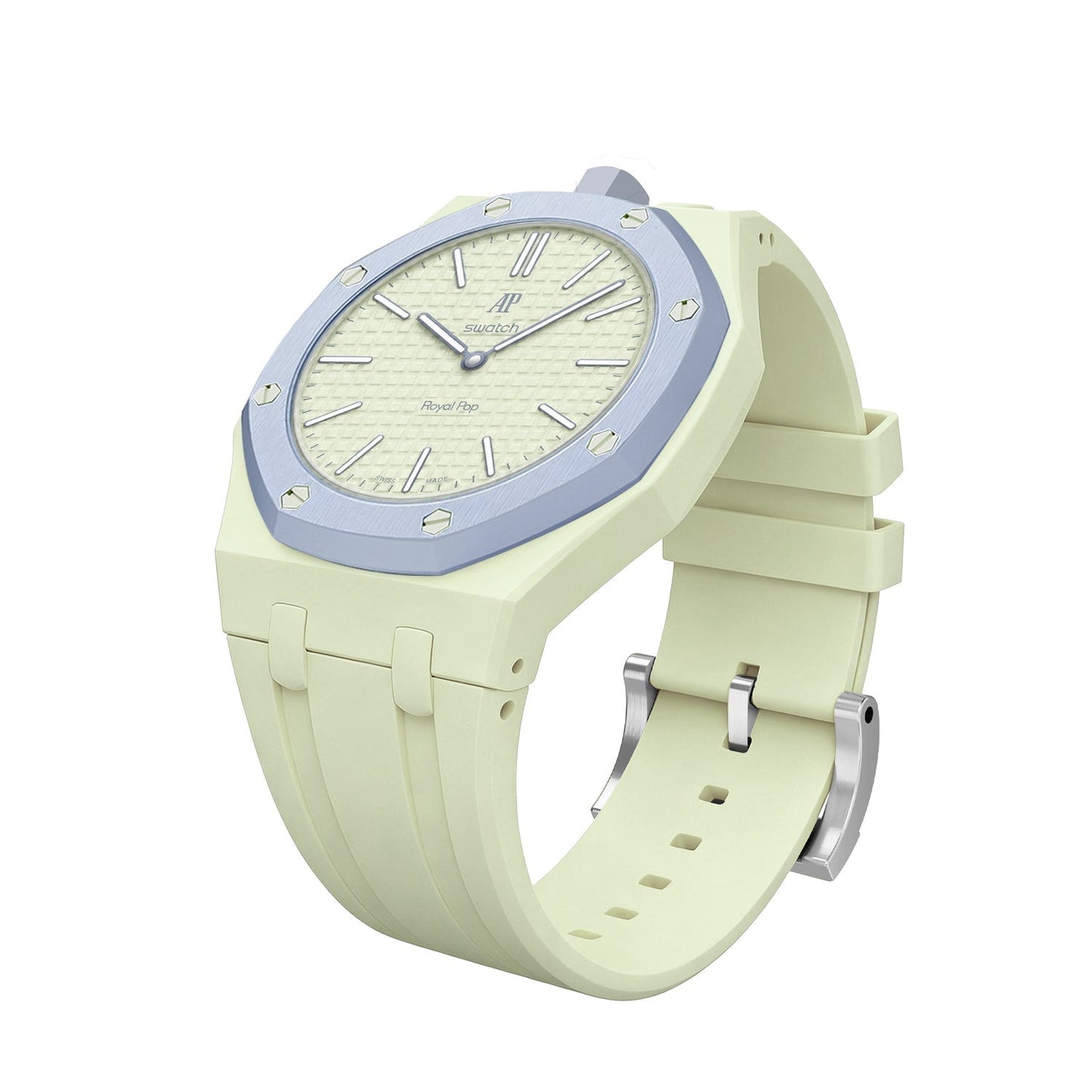 [Peak]OAK POP EXCLUSIVE CREAMY YELLOW SILICONE STRAP
