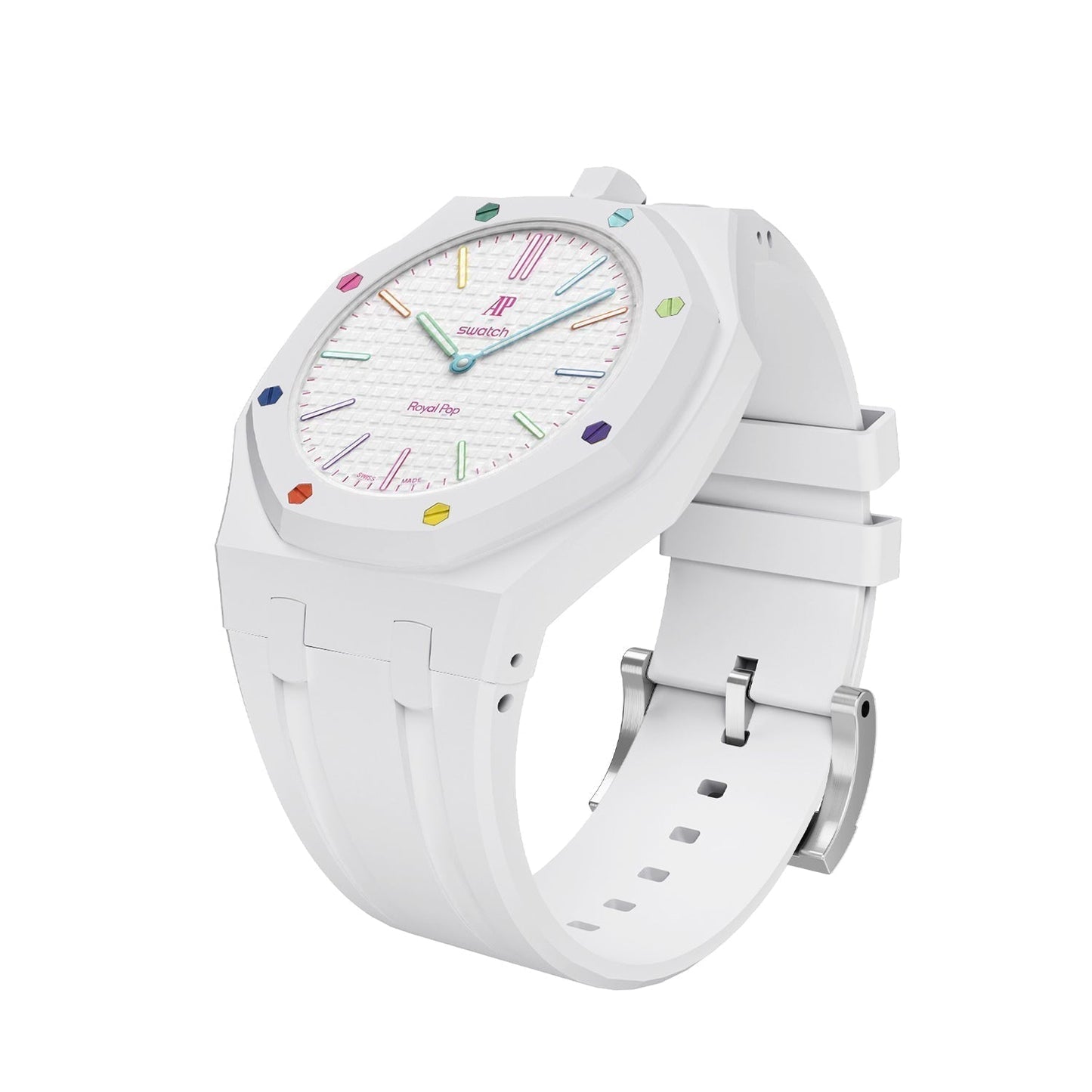 [Peak]OAK POP EXCLUSIVE  WHITE SILICONE STRAP