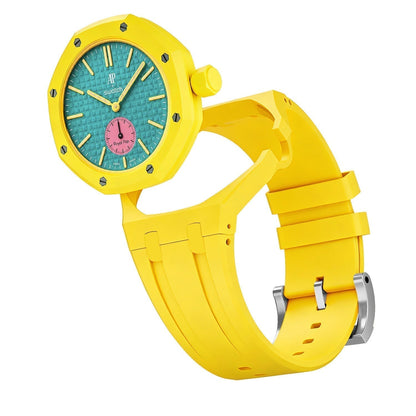 [Peak]OAK POP EXCLUSIVE YELLOW SILICONE STRAP