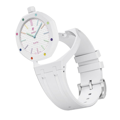 [Peak]OAK POP EXCLUSIVE  WHITE SILICONE STRAP