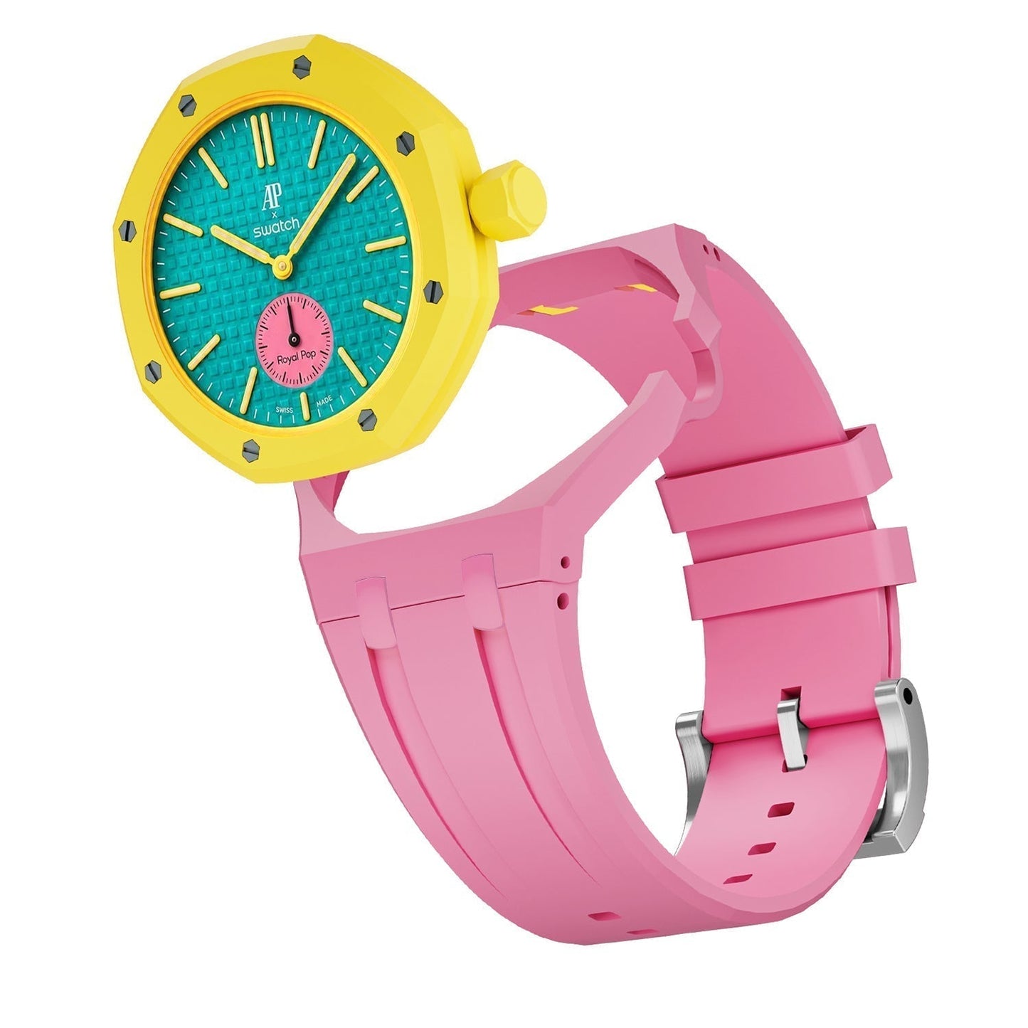 [Peak]OAK POP EXCLUSIVE PINK SILICONE STRAP