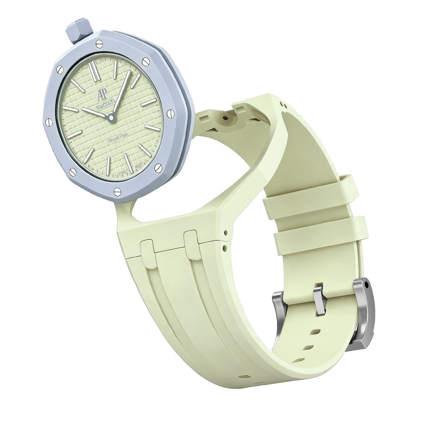 [Peak]OAK POP EXCLUSIVE CREAMY YELLOW SILICONE STRAP