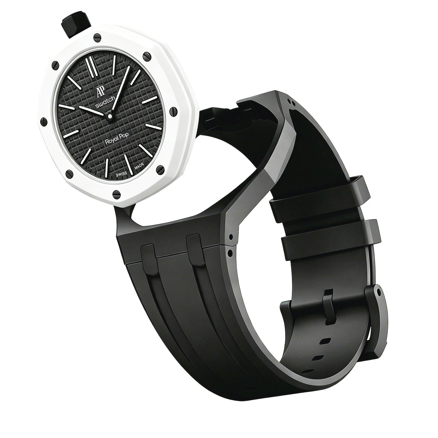 [Peak]OAK POP EXCLUSIVE BLACK SILICONE STRAP