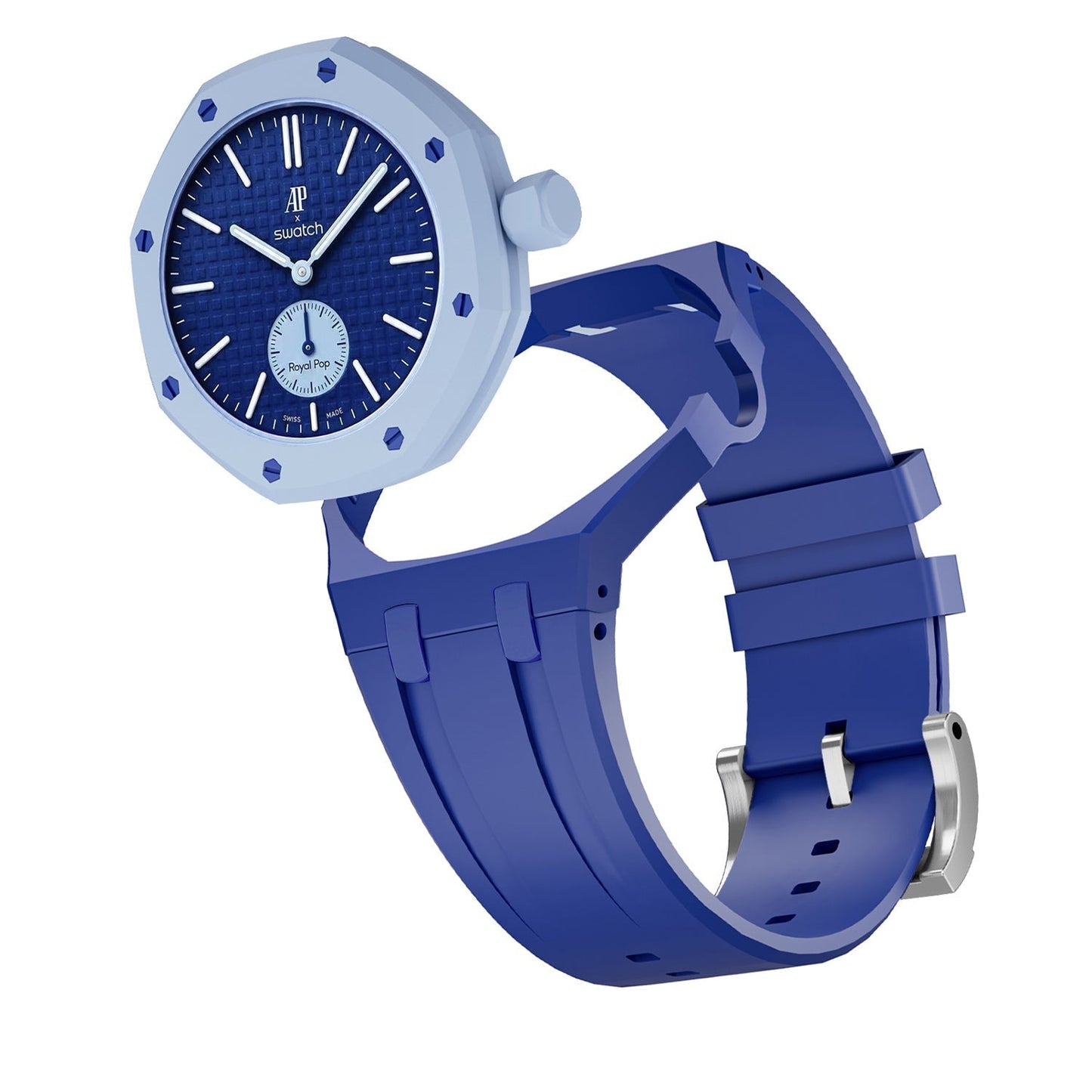 [Peak]OAK POP EXCLUSIVE DARK BLUE SILICONE STRAP