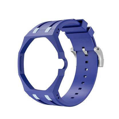 [Peak]OAK POP EXCLUSIVE DARK BLUE AND LIGHT BLUE SILICONE STRAP