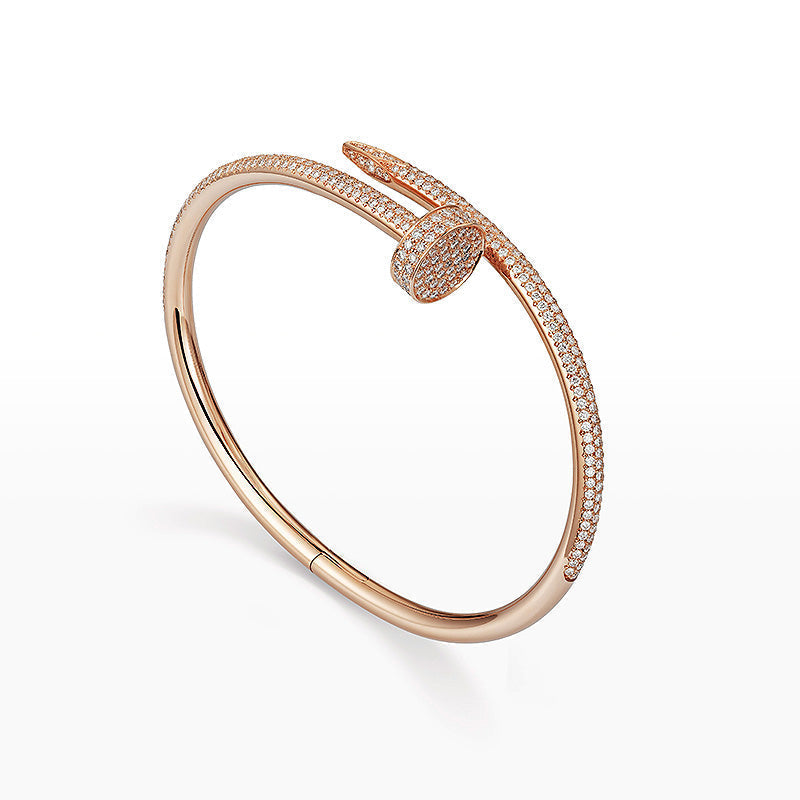 [Peak]JUSTE UN CLOU 3.5MM FULL PAVÉ NAIL BANGLE